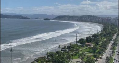 Frente fria provoca mar agitado/Ressaca na costa do Sul e do Sudeste Frente fria provoca mar agitado/Ressaca na costa do Sul e do Sudeste