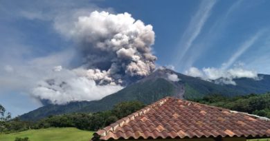 Explosões intensas atinge o vulcão de fogo na Guatemala; vídeos
