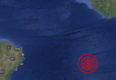 Terremotos em sequência foram registrados no Atlântico Sul próximo à Costa Brasileira